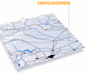 3d view of Zhangjiazhuang