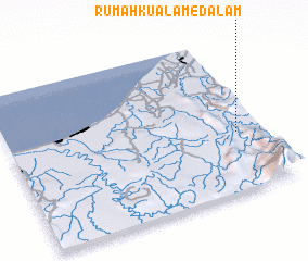 3d view of Rumah Kuala Medalam