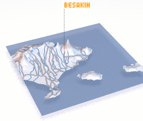 3d view of Besakih