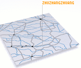 3d view of Zhuzhangzhuang