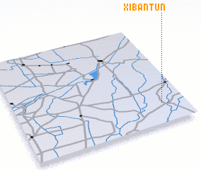 3d view of Xibantun