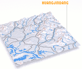 3d view of Huangjindang