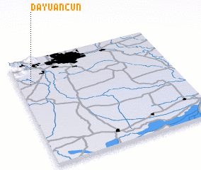 3d view of Dayuancun