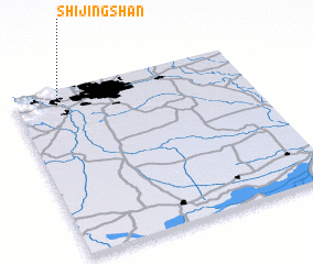 3d view of Shijingshan