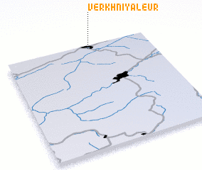 3d view of Verkhniy Aleur