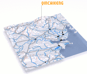 3d view of Qincaikeng