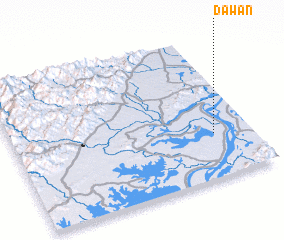 3d view of Dawan