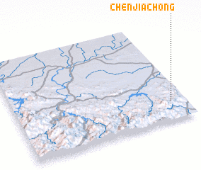 3d view of Chenjiachong