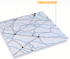 3d view of Shenjiazhai