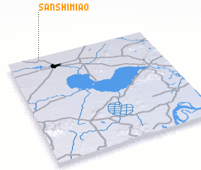 3d view of Sanshimiao