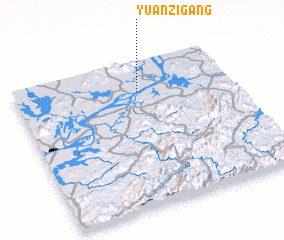 3d view of Yuanzigang