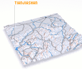 3d view of Tianjiashan