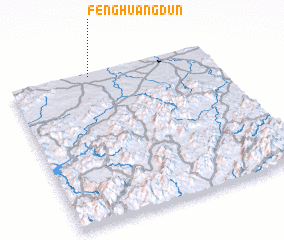 3d view of Fenghuangdun