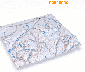 3d view of Dahekeng