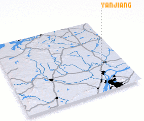 3d view of Yanjiang