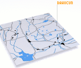 3d view of Dawucun