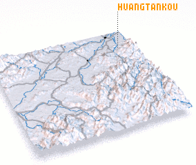 3d view of Huangtankou