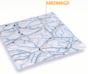 3d view of Kanzhangzi