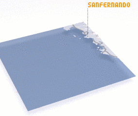 3d view of San Fernando