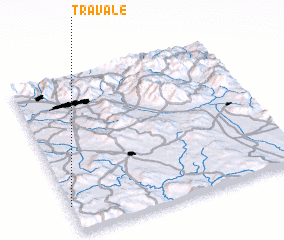 3d view of Travale