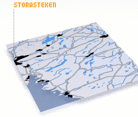 3d view of Stora Steken