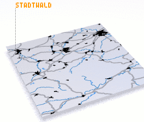 3d view of Stadtwald