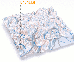 3d view of La Valle