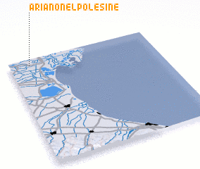 3d view of Ariano nel Polesine