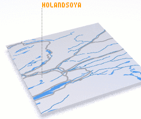 3d view of Holandsøya