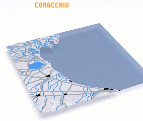3d view of Comacchio