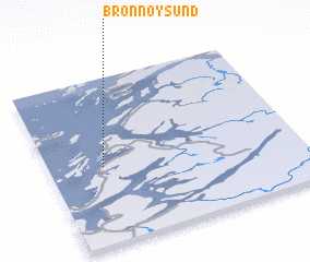 3d view of Brønnøysund