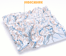 3d view of Vodo Cadore