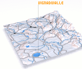 3d view of Vigna di Valle