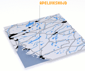 3d view of Apelvikshöjd