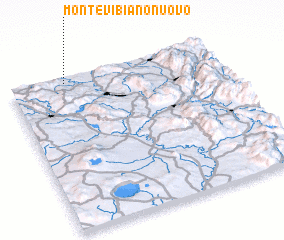 3d view of Monte Vibiano Nuovo