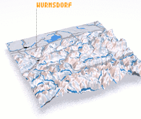 3d view of Wurmsdorf