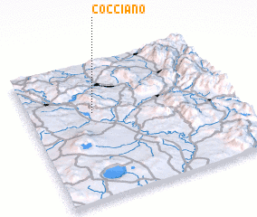 3d view of Cocciano