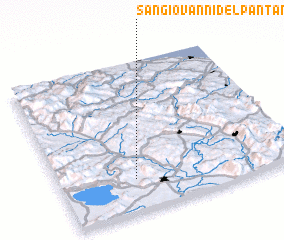 3d view of San Giovanni del Pantano