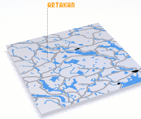 3d view of Årtakan