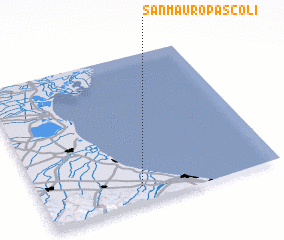 3d view of San Mauro Pascoli