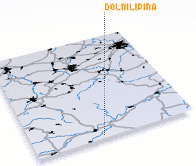 3d view of Dolní Lipina