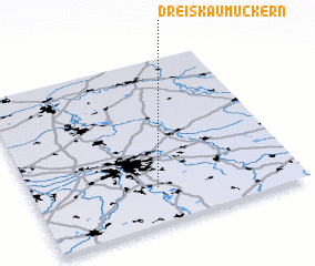 3d view of Dreiskau-Muckern