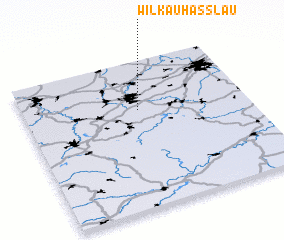 3d view of Wilkau-Haßlau