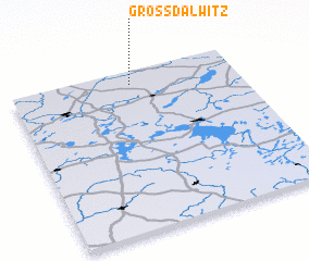 3d view of Groß Dalwitz