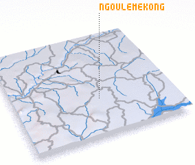 3d view of Ngoulemekong