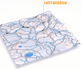 3d view of SantʼAndrea