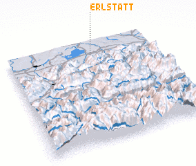 3d view of Erlstätt