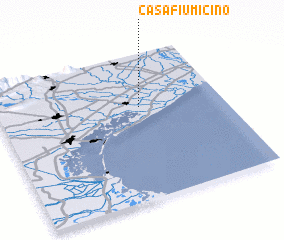 3d view of Casa Fiumicino