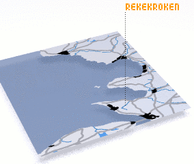 3d view of Rekekroken