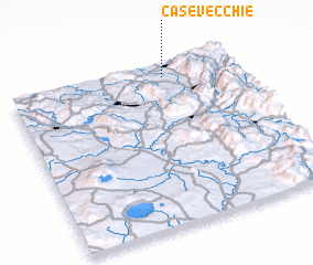 3d view of Case Vecchie